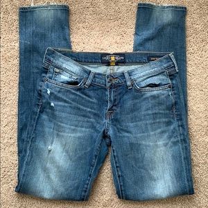 Womans Lucky Brand Jeans Zoe skinny 8/29